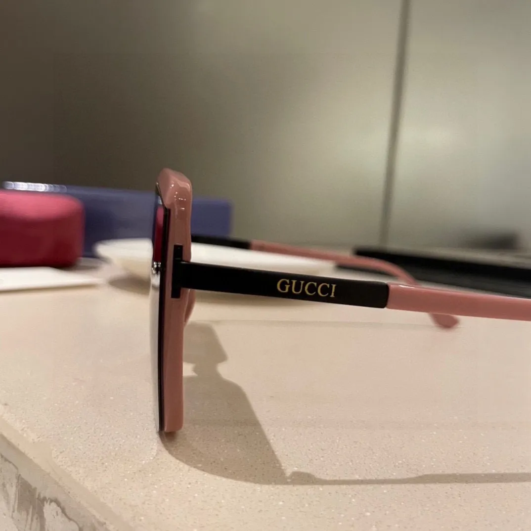 Gucciピンク偏光サングラス新款小香スタイル - 画像 (8)