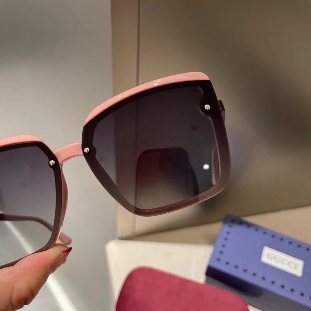 Gucciピンク偏光サングラス新款小香スタイル - 画像 (9)