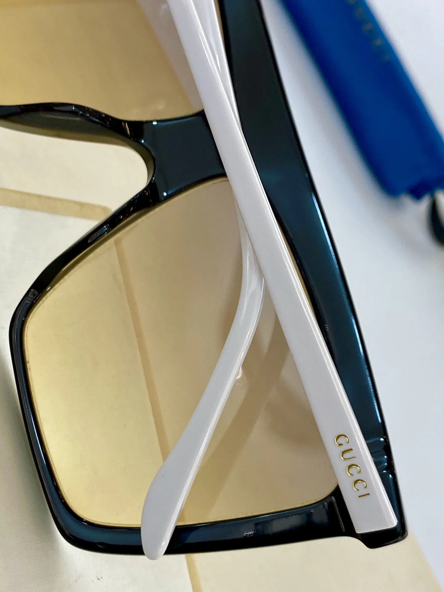 GUCCI GG0733 サングラス ブラック ダブルカラー - 画像 (8)