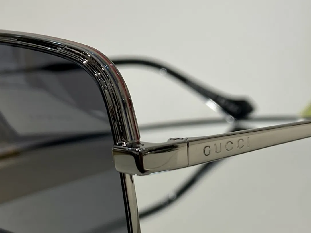 グッチGG1099SAシルバースクエアサングラス - 画像 (9)