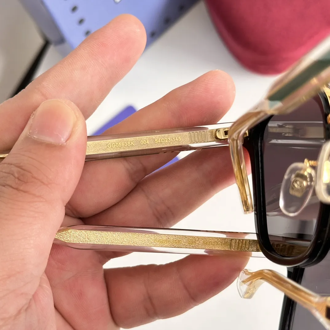 GUCCI ブラックグリーン サングラス GG0563S - 画像 (6)