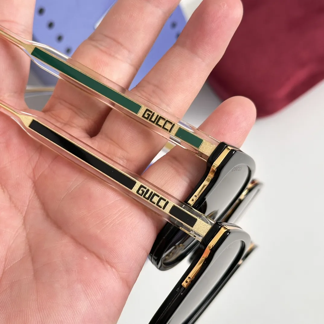 GUCCI ブラックグリーン サングラス GG0563S - 画像 (8)