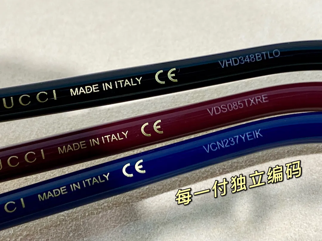 GUCCI GG1024S 金茶色 馬蹄扣板材サングラス - 画像 (10)