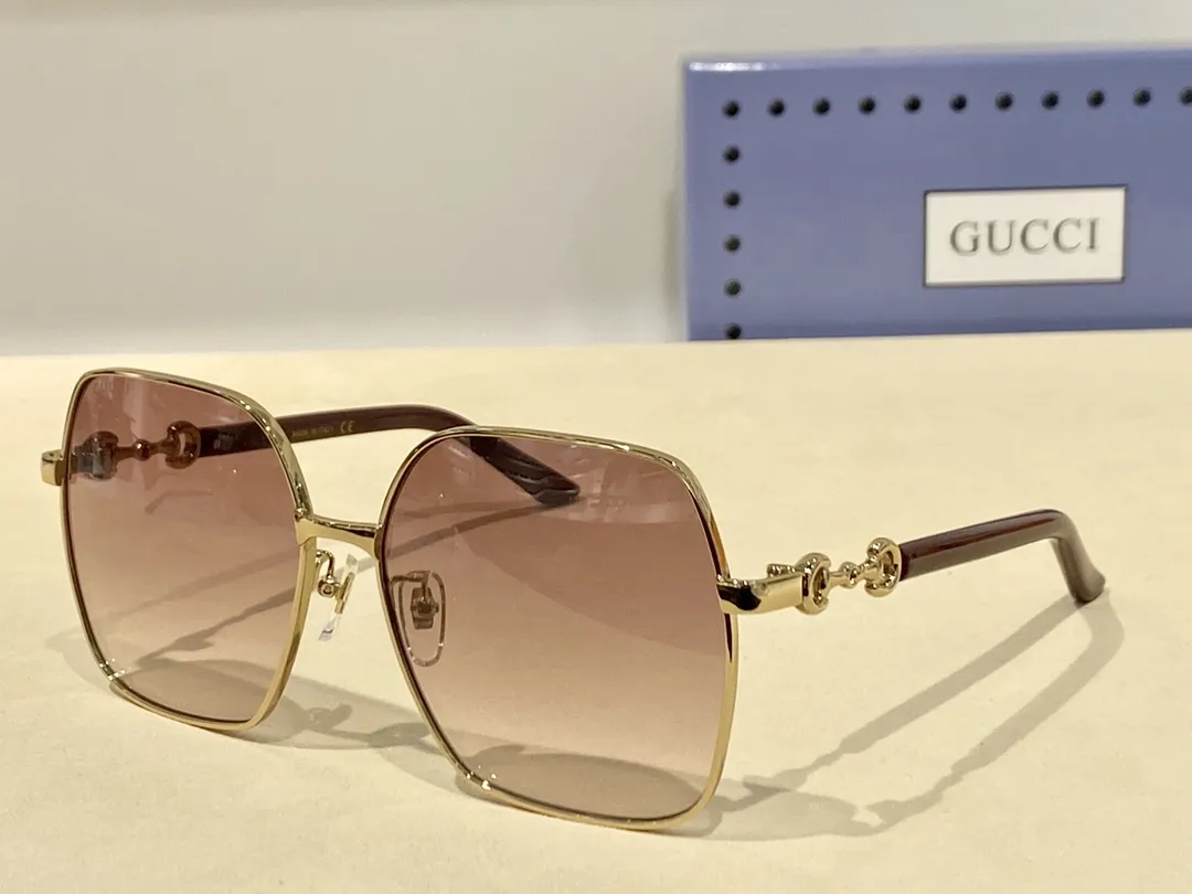 GUCCI GG1024S 薄紫色 馬蹄扣デザインサングラス - 画像 (3)