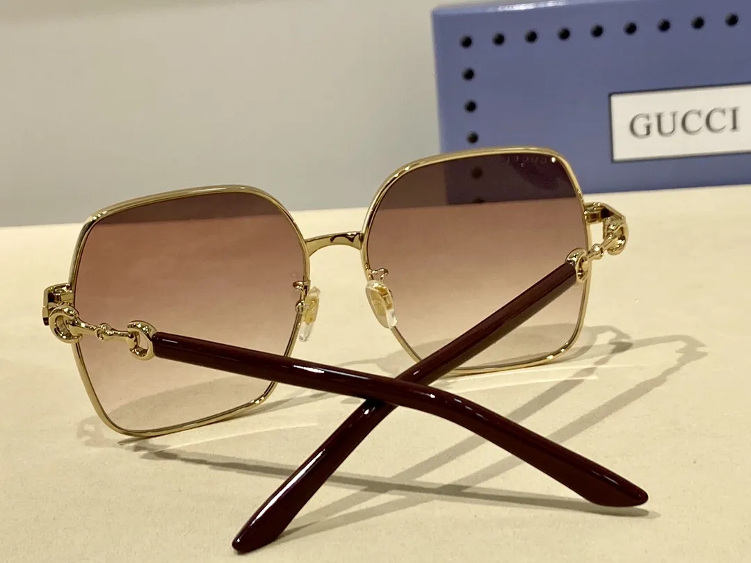 GUCCI GG1024S 薄紫色 馬蹄扣デザインサングラス - 画像 (6)