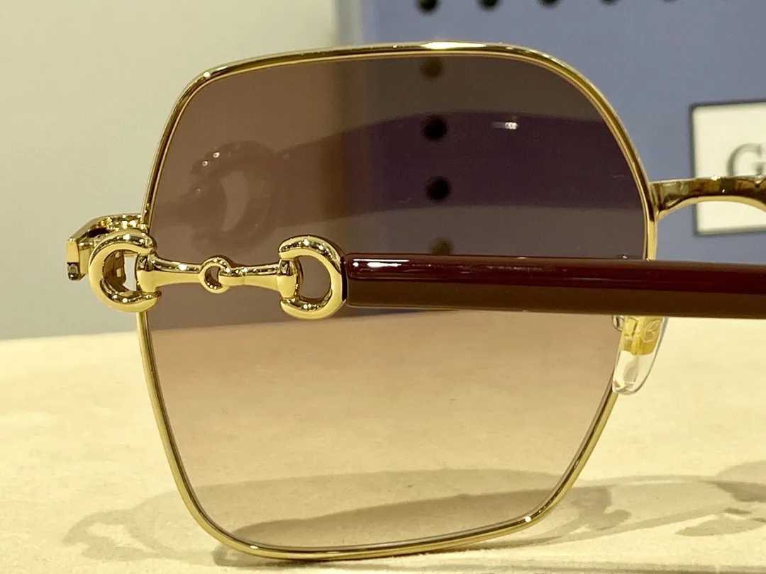 GUCCI GG1024S 薄紫色 馬蹄扣デザインサングラス - 画像 (7)