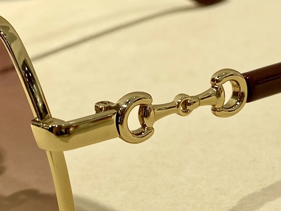 GUCCI GG1024S 薄紫色 馬蹄扣デザインサングラス - 画像 (8)