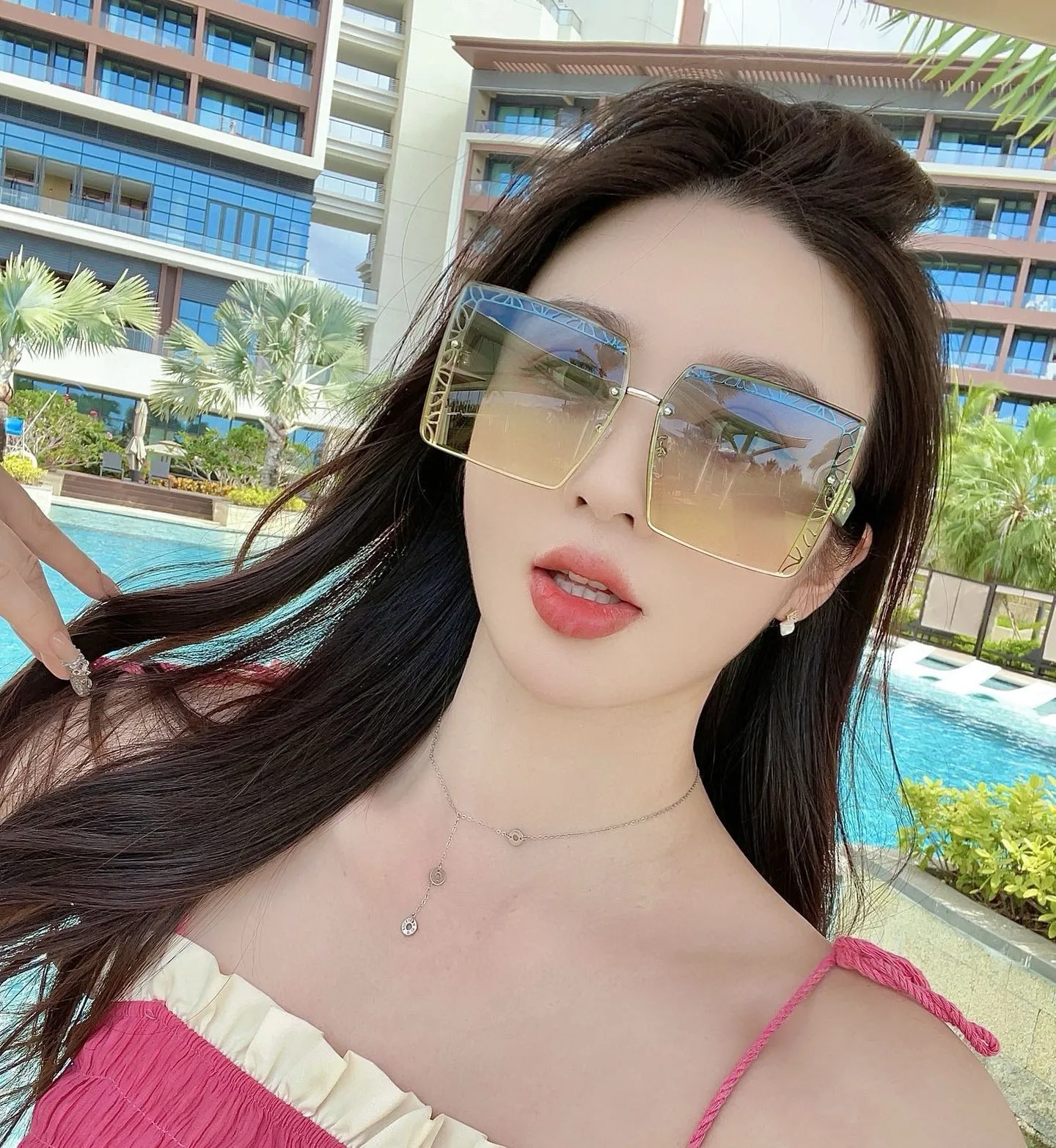 LOUIS VUITTON ニュアンスイエロー大框サングラス - 画像 (3)