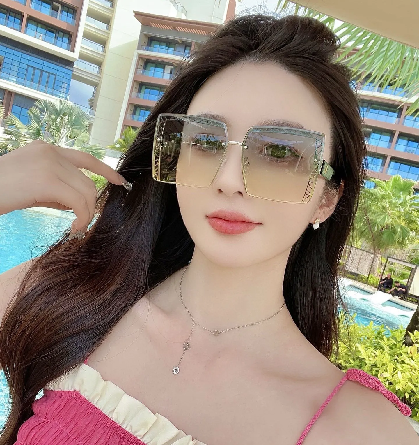 LOUIS VUITTON ニュアンスイエロー大框サングラス - 画像 (4)