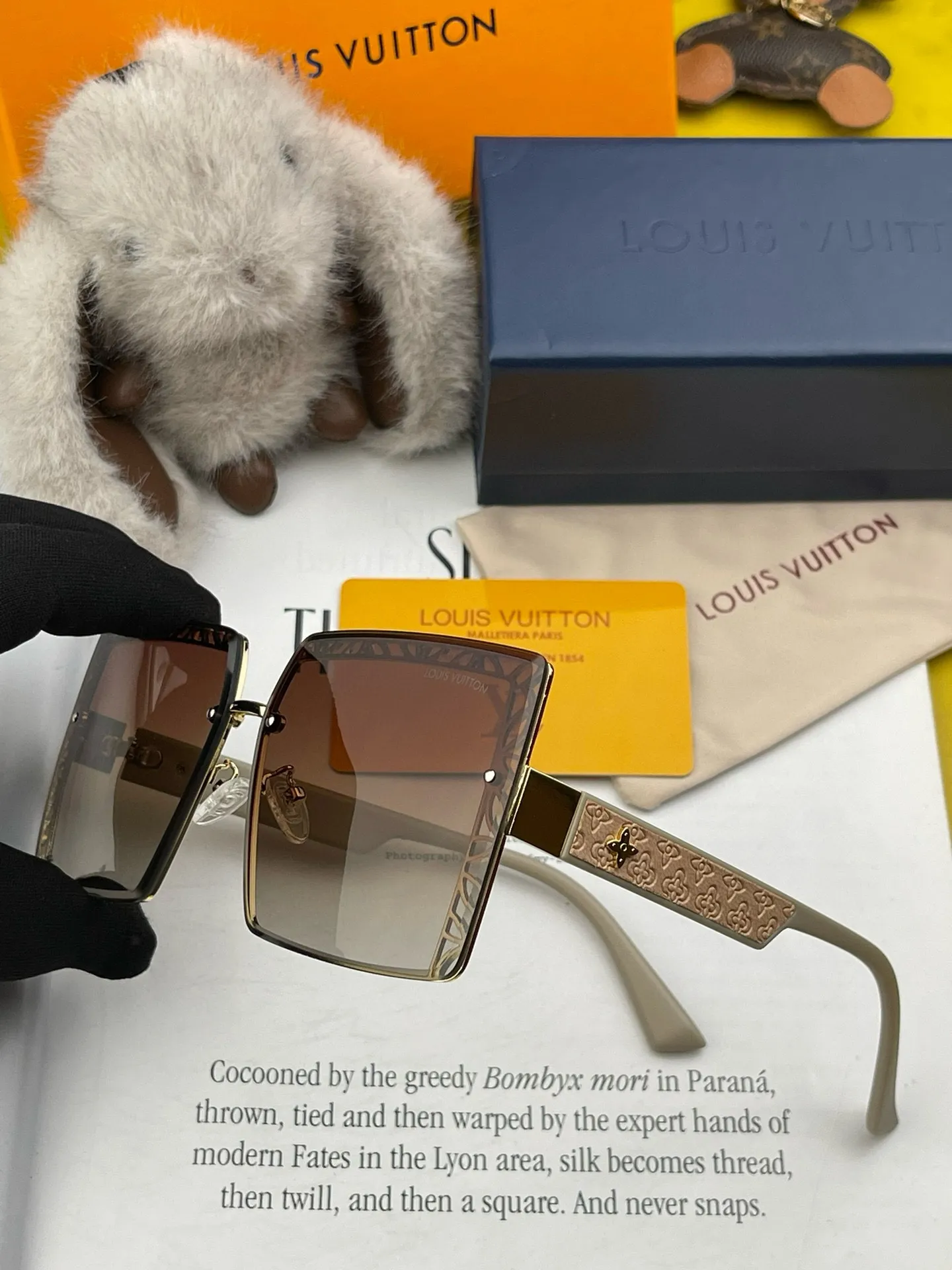 LOUIS VUITTON ニュアンスイエロー大框サングラス - 画像 (8)