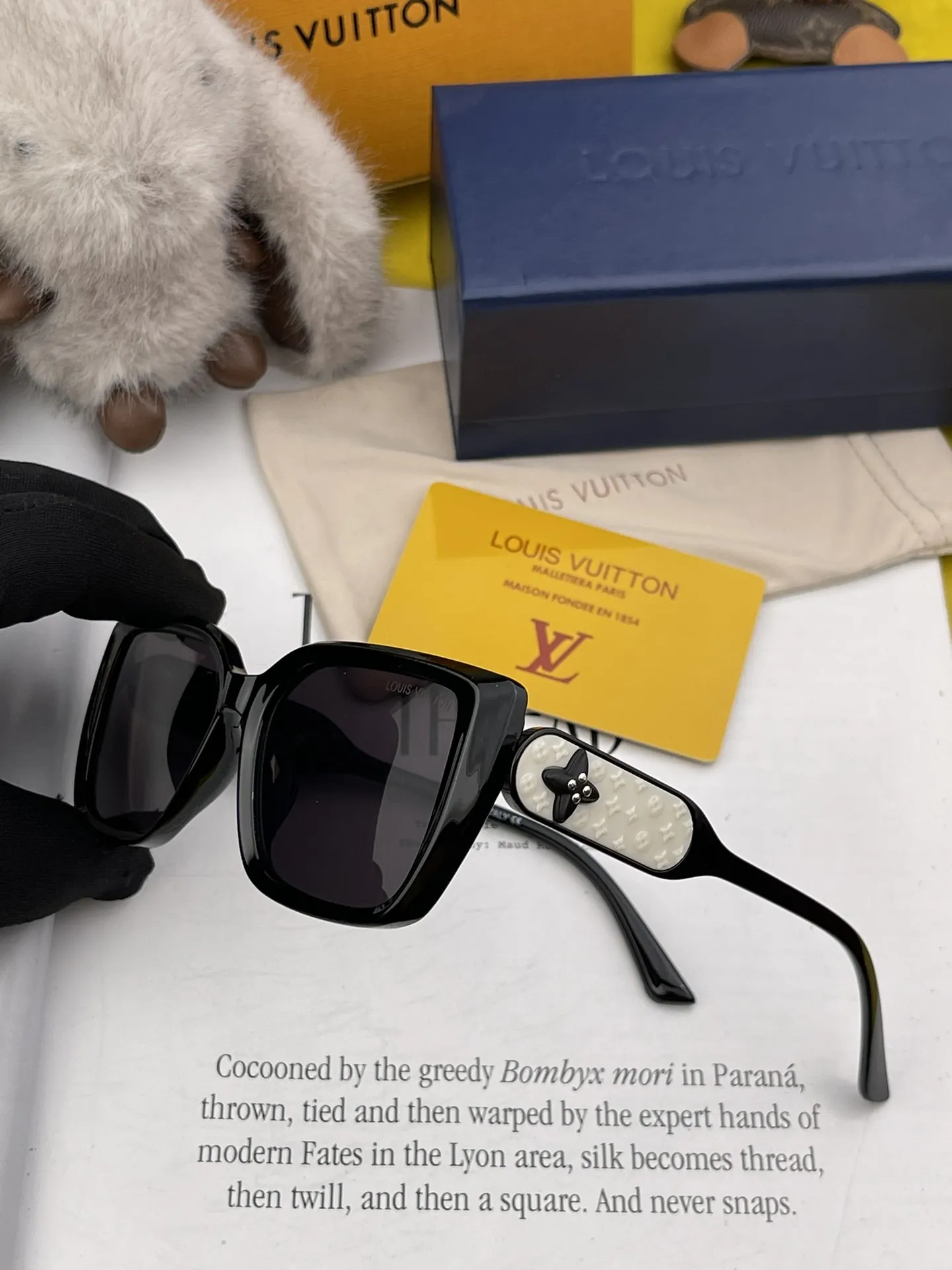 Louis Vuitton ルイヴィトン黒大框サングラスL6221 - 画像 (9)