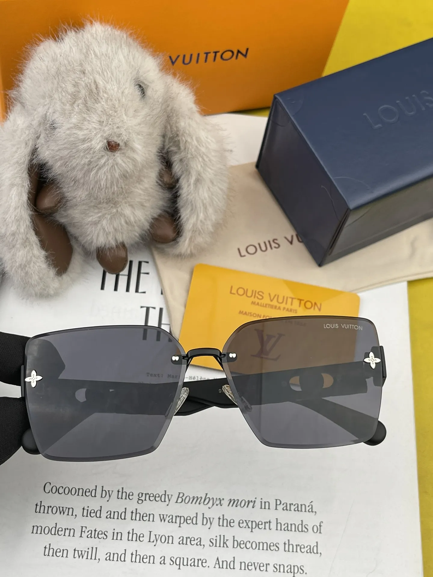 Louis Vuitton ルイヴィトン大フレームサングラスL8972シルバー - 画像 (6)