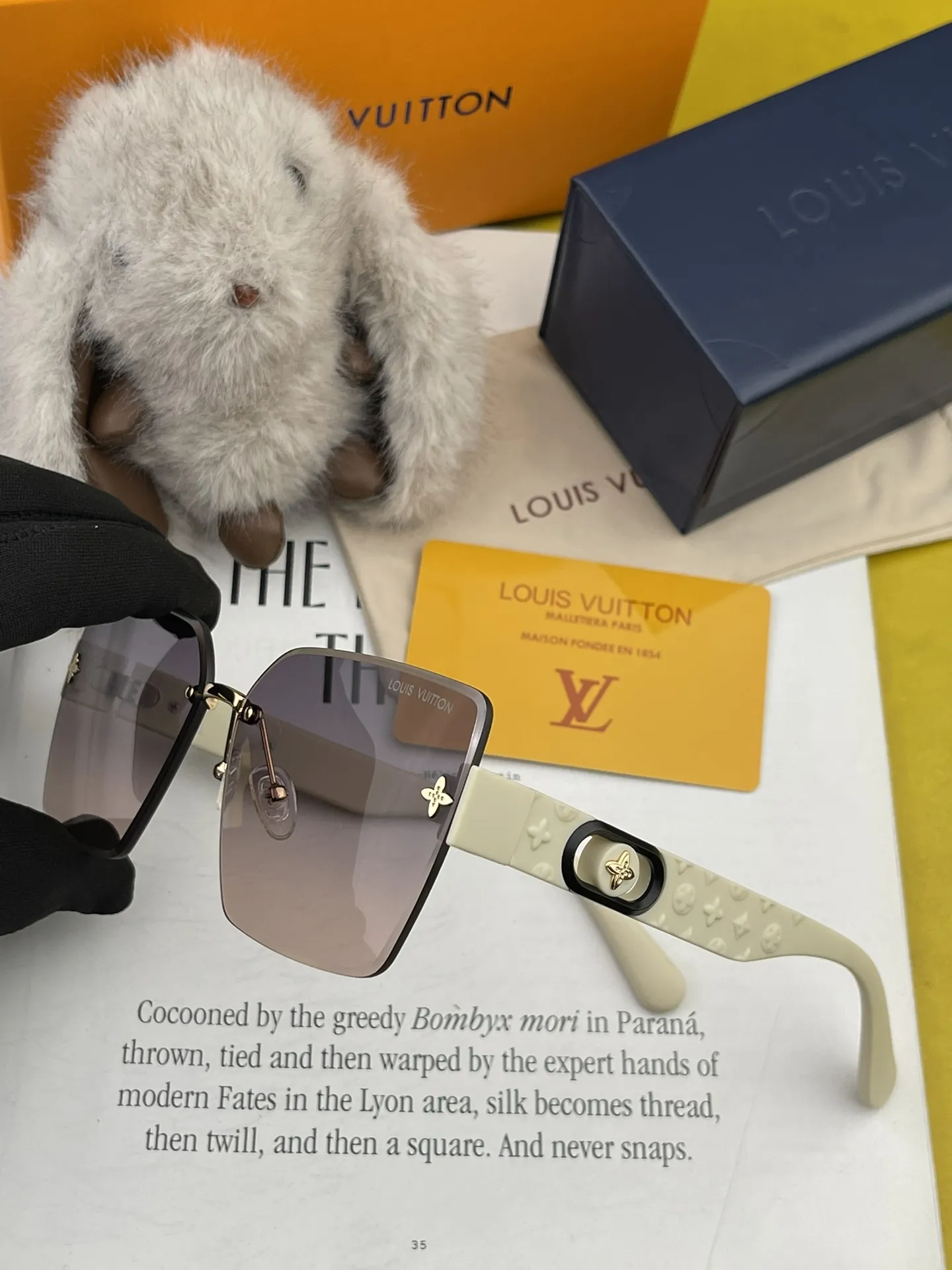 Louis Vuitton ルイヴィトン大フレームサングラスL8972シルバー - 画像 (8)