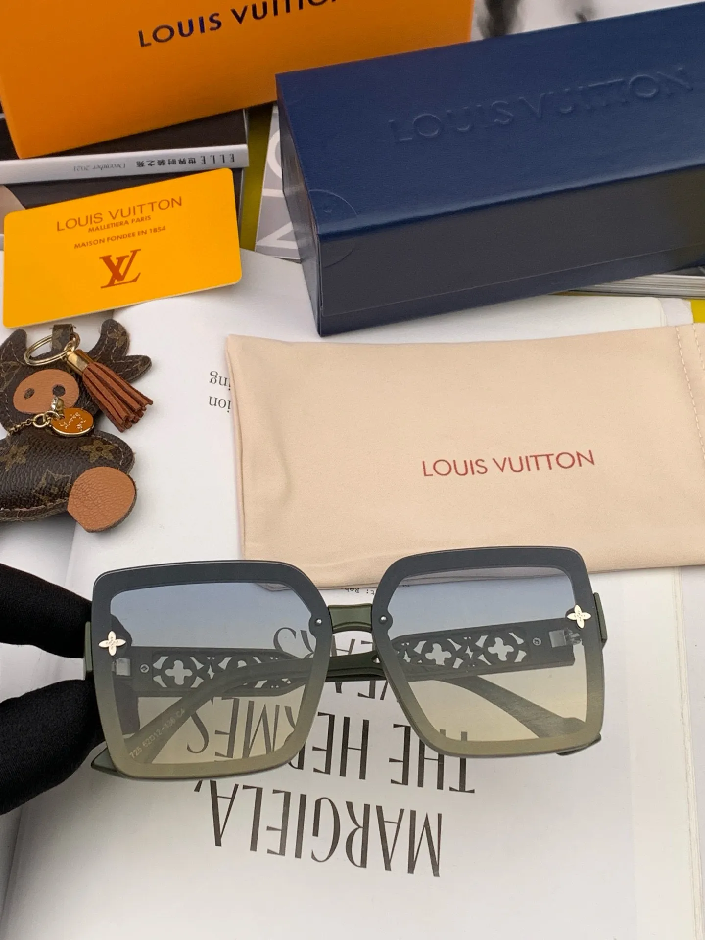 Louis Vuitton サングラス グレー クローバーデザイン - 画像 (5)