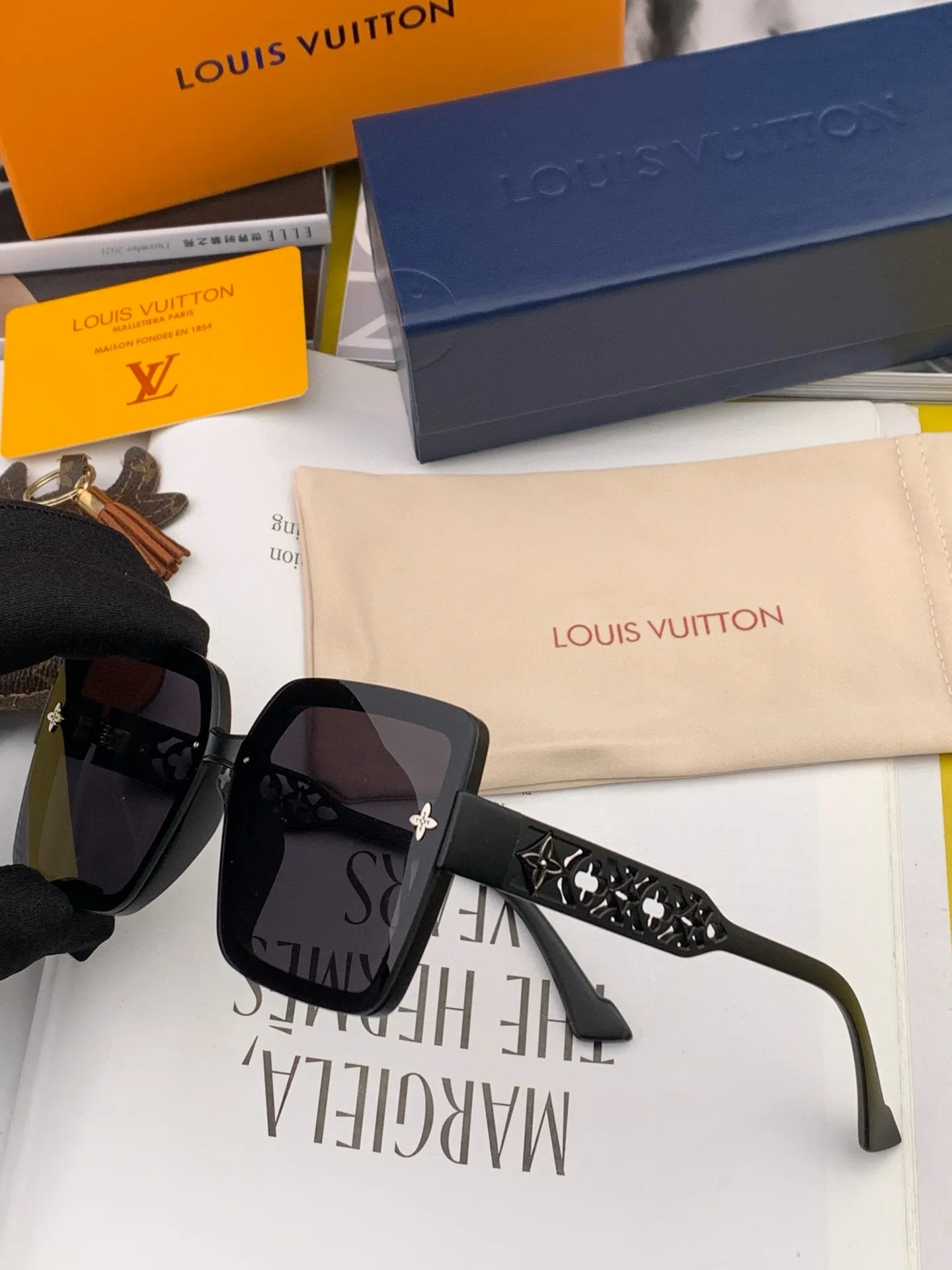Louis Vuitton サングラス グレー クローバーデザイン - 画像 (9)