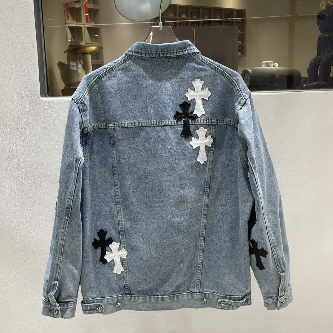 Chrome Hearts ブラッククロスデニムジャケット - 画像 (6)