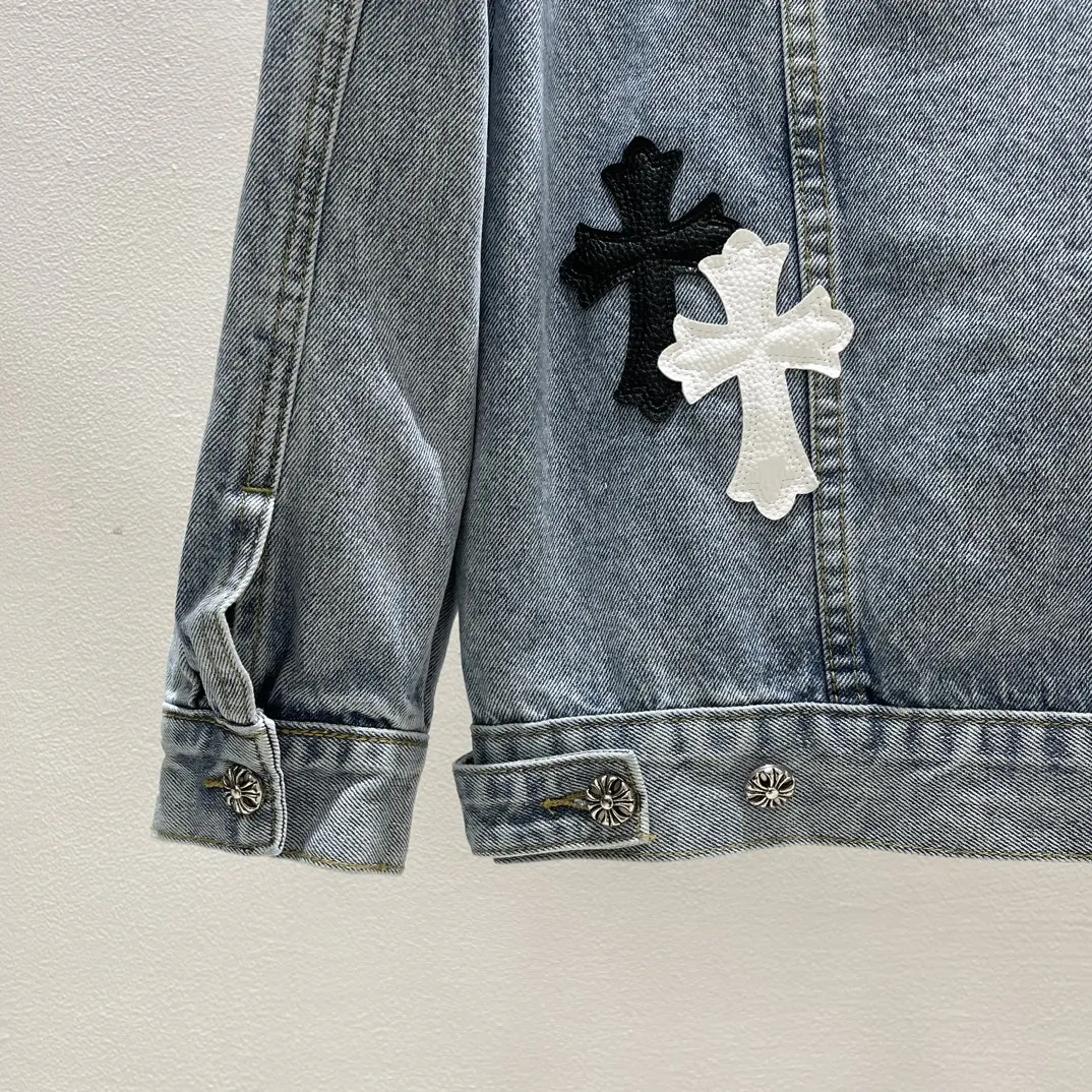 Chrome Hearts ブラッククロスデニムジャケット - 画像 (7)