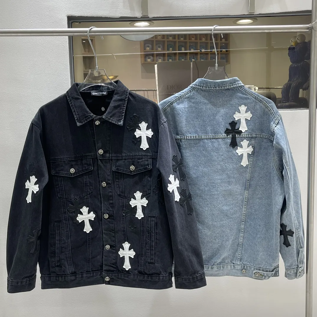 Chrome Hearts ブラッククロスデニムジャケット - 画像 (9)