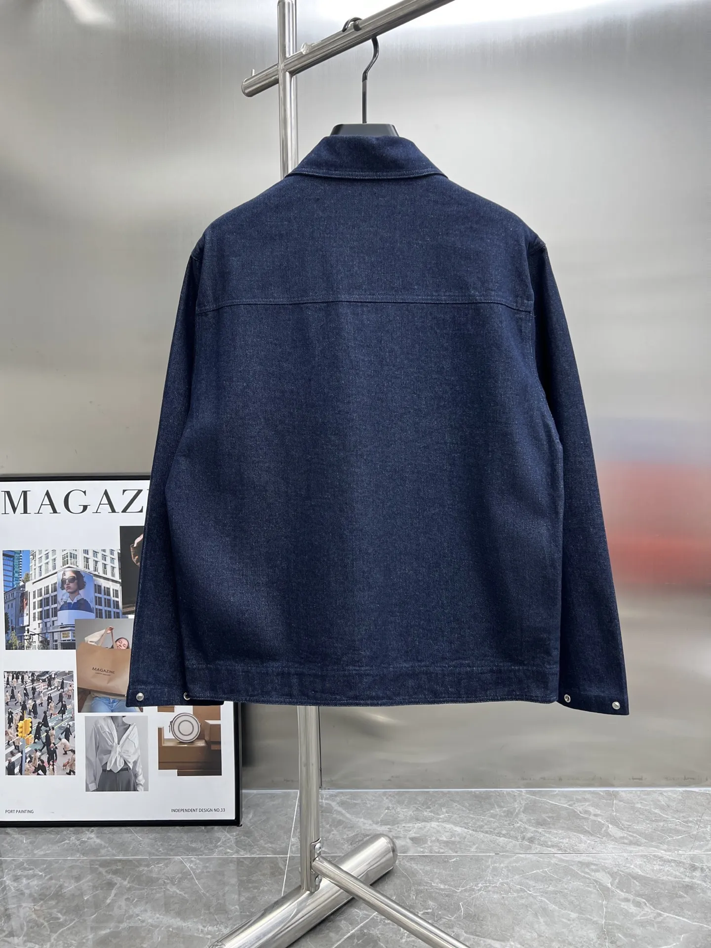 Chrome Hearts ブルー デニムジャケット - 画像 (4)