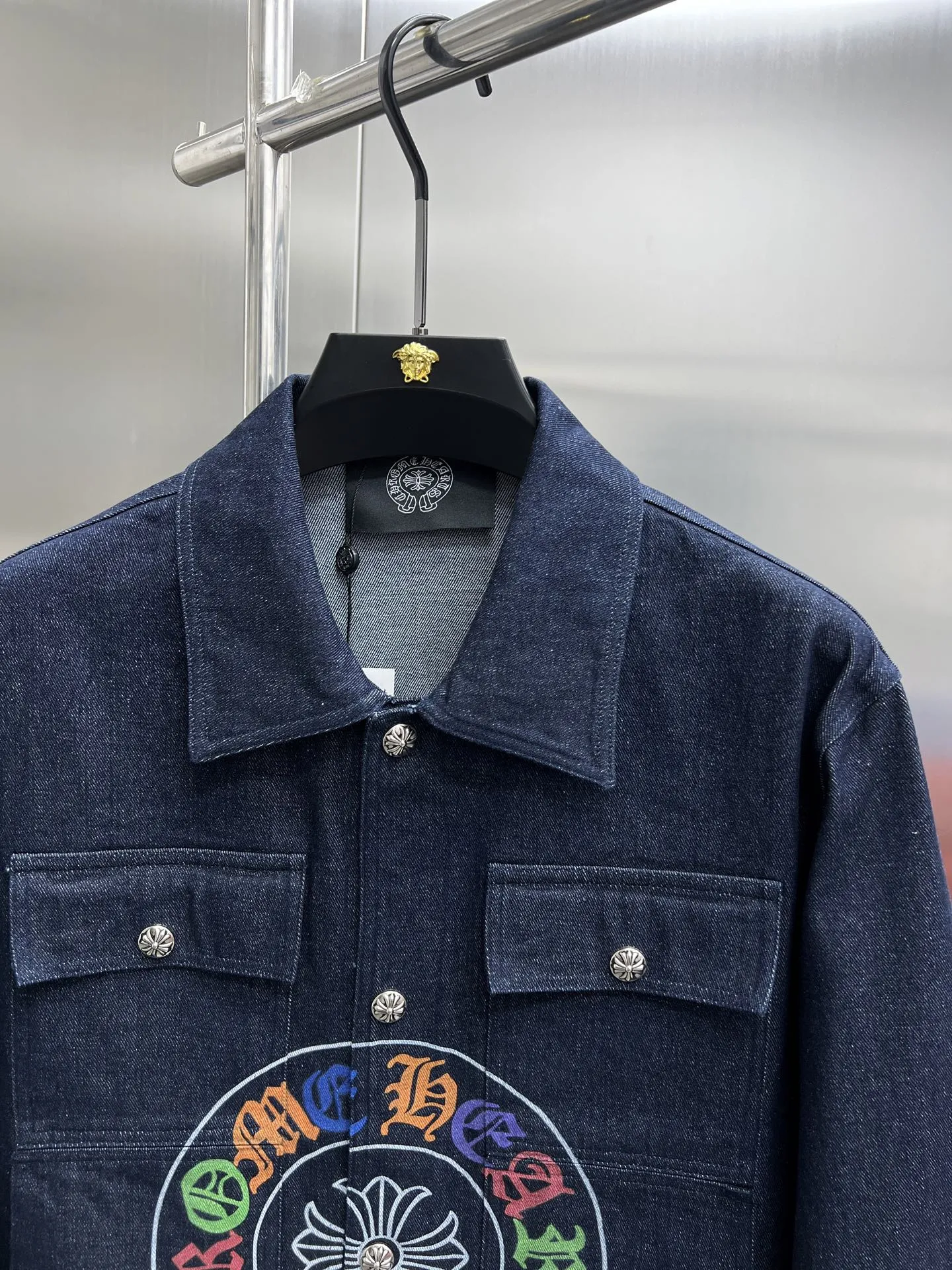 Chrome Hearts ブルー デニムジャケット - 画像 (5)