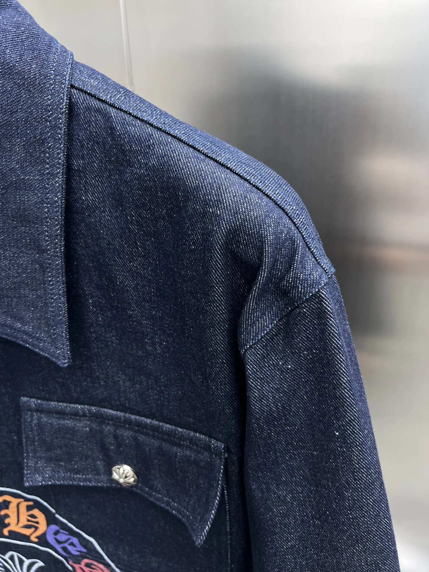 Chrome Hearts ブルー デニムジャケット - 画像 (8)