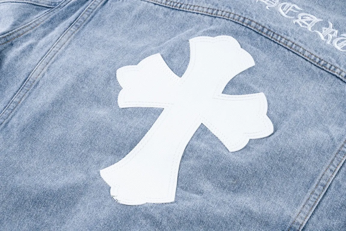 Chrome Hearts ブルー デニムジャケット 1584# - 画像 (5)