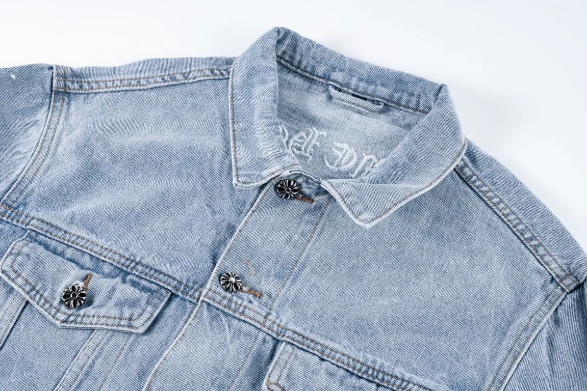 Chrome Hearts ブルー デニムジャケット 1584# - 画像 (9)