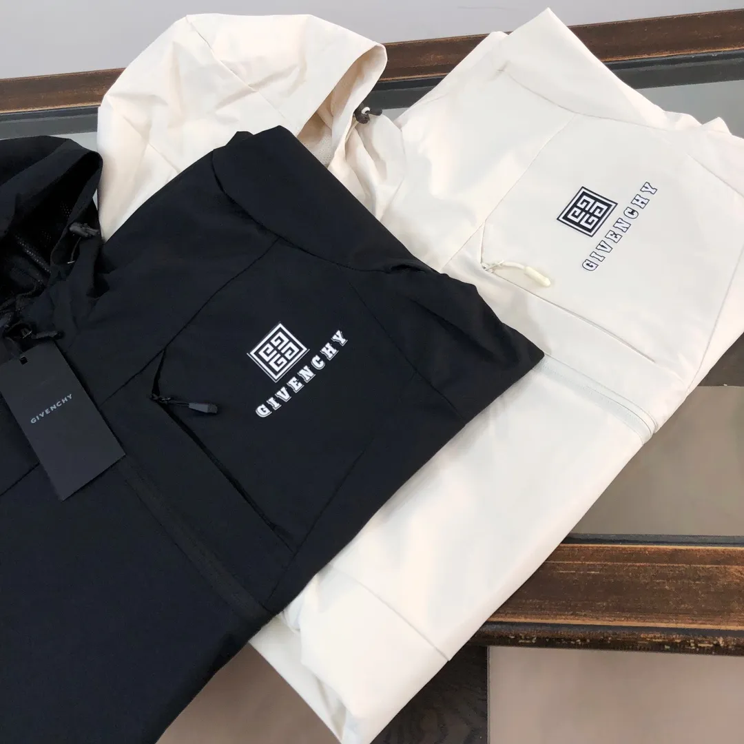 GIVENCHY 2025新作黒杏色フーディージャケット - 画像 (3)