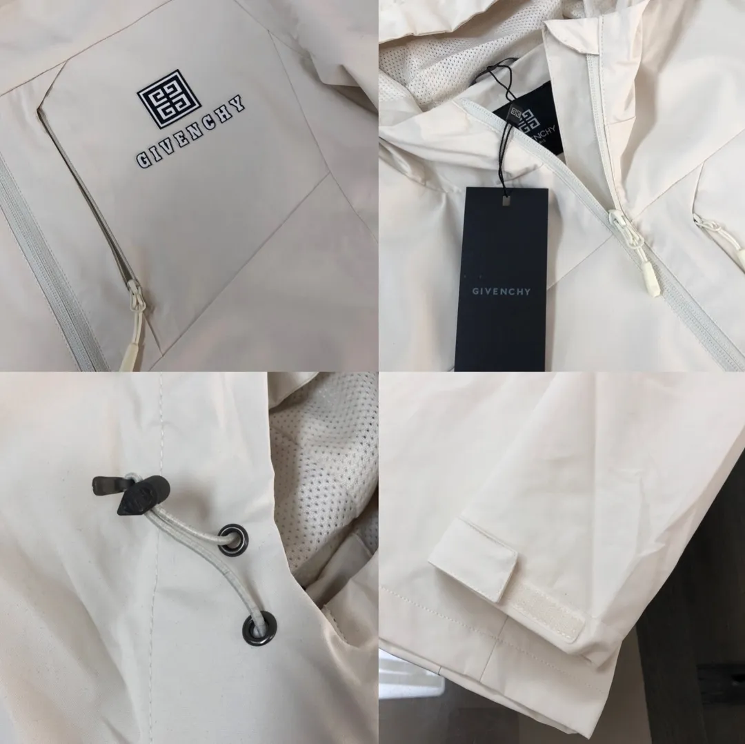 GIVENCHY 2025新作黒杏色フーディージャケット - 画像 (6)