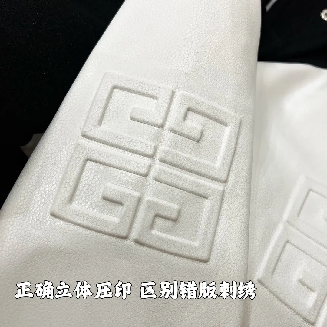 ジバンシィ ブラックホワイト刺繍レタージャケット - 画像 (7)