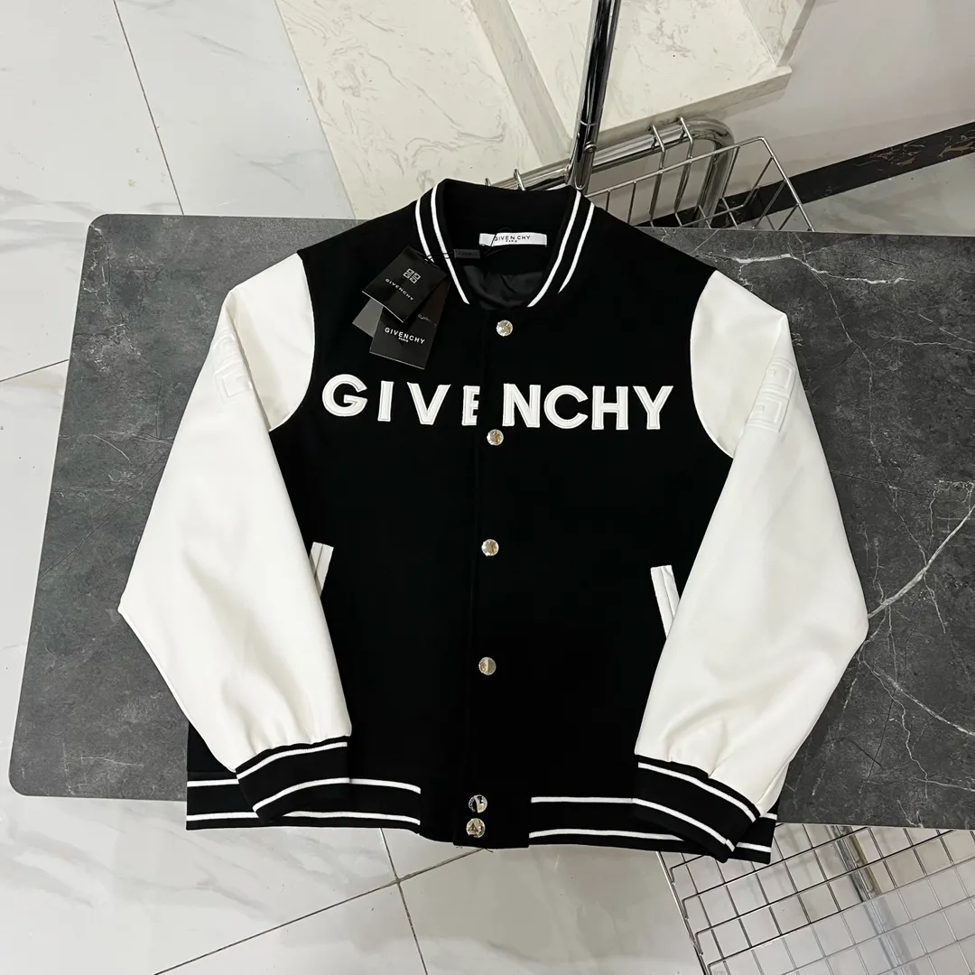 ジバンシィ ブラックホワイト刺繍レタージャケット - 画像 (10)