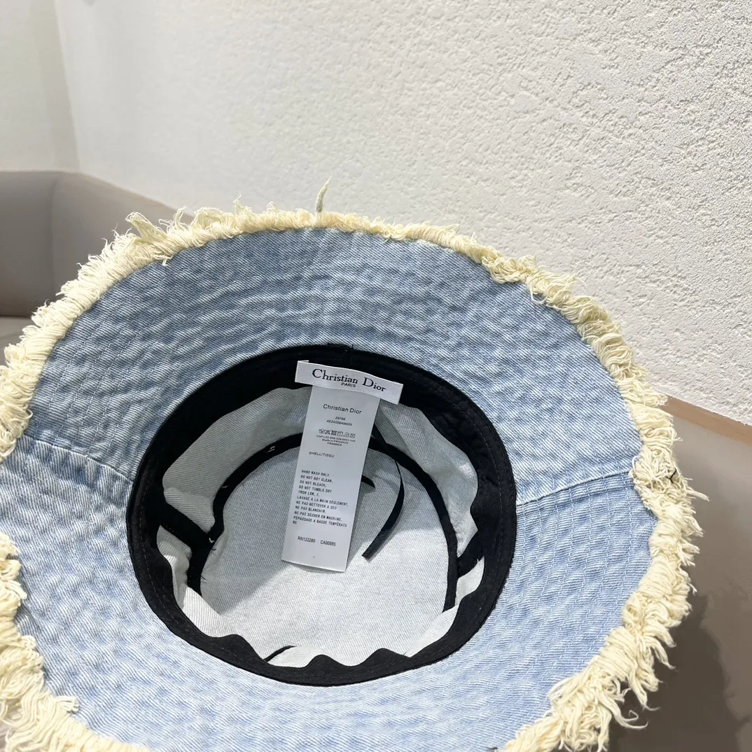DIORディオールブルーグラデーションフィッシャーマンハット - 画像 (10)