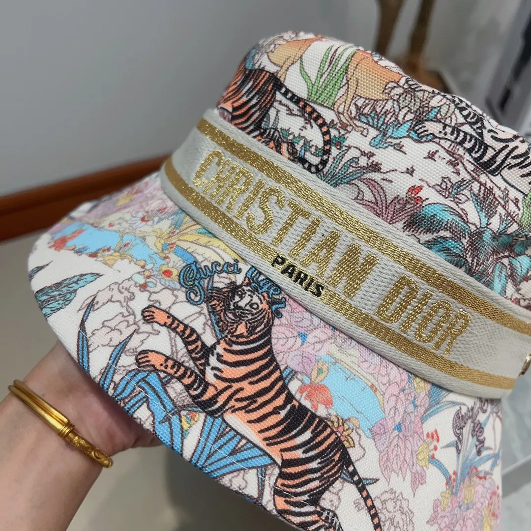 CHRISTIAN DIOR カラフル柄フィッシャーマンハット - 画像 (7)