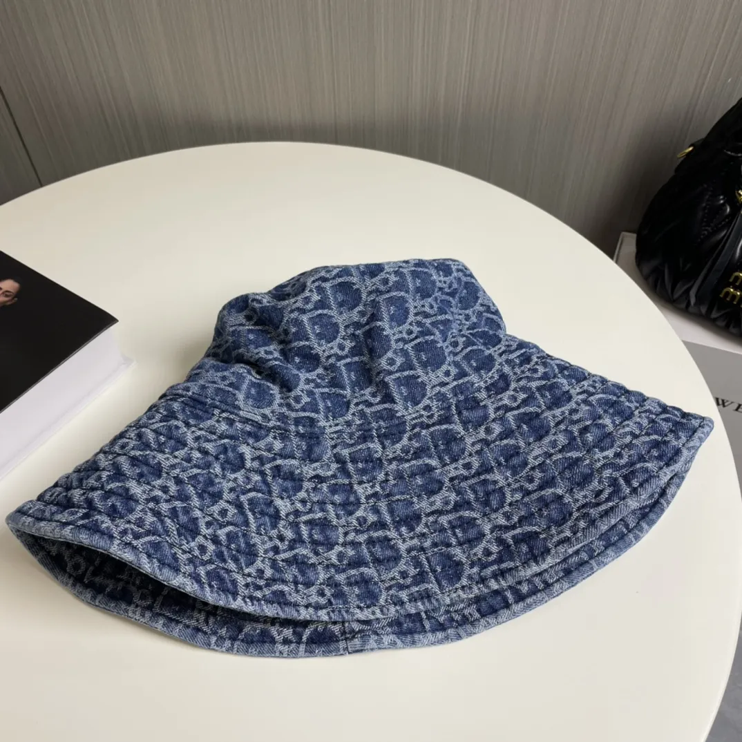 DIORディオ 青色牛仔布折りたたみフィッシャーハット - 画像 (8)