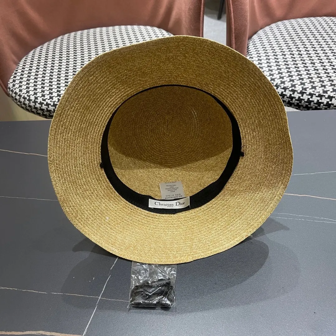 Christian Dior ビーチハット ベージュ パール付き - 画像 (11)