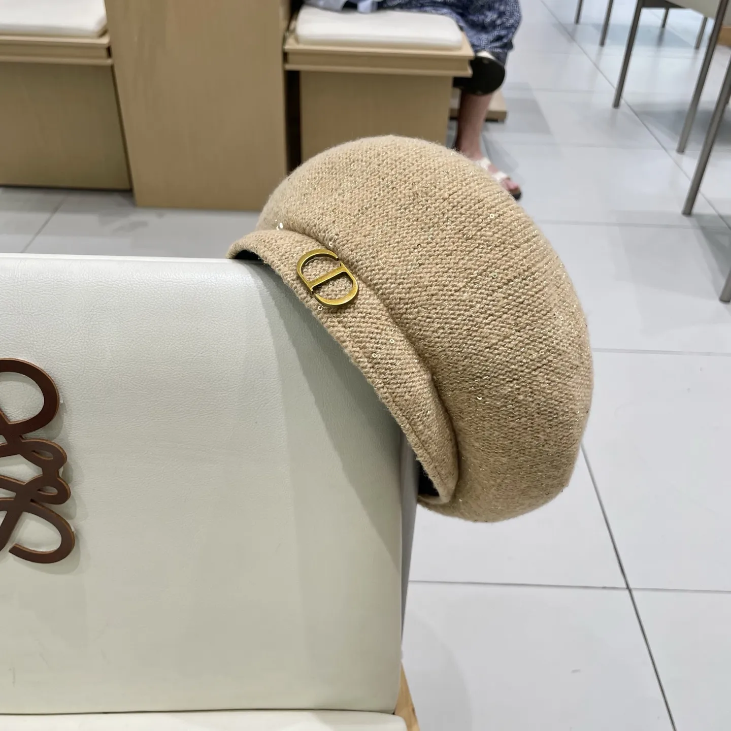 DIOR ベレー帽 2025新作 ベージュ フェルト - 画像 (8)