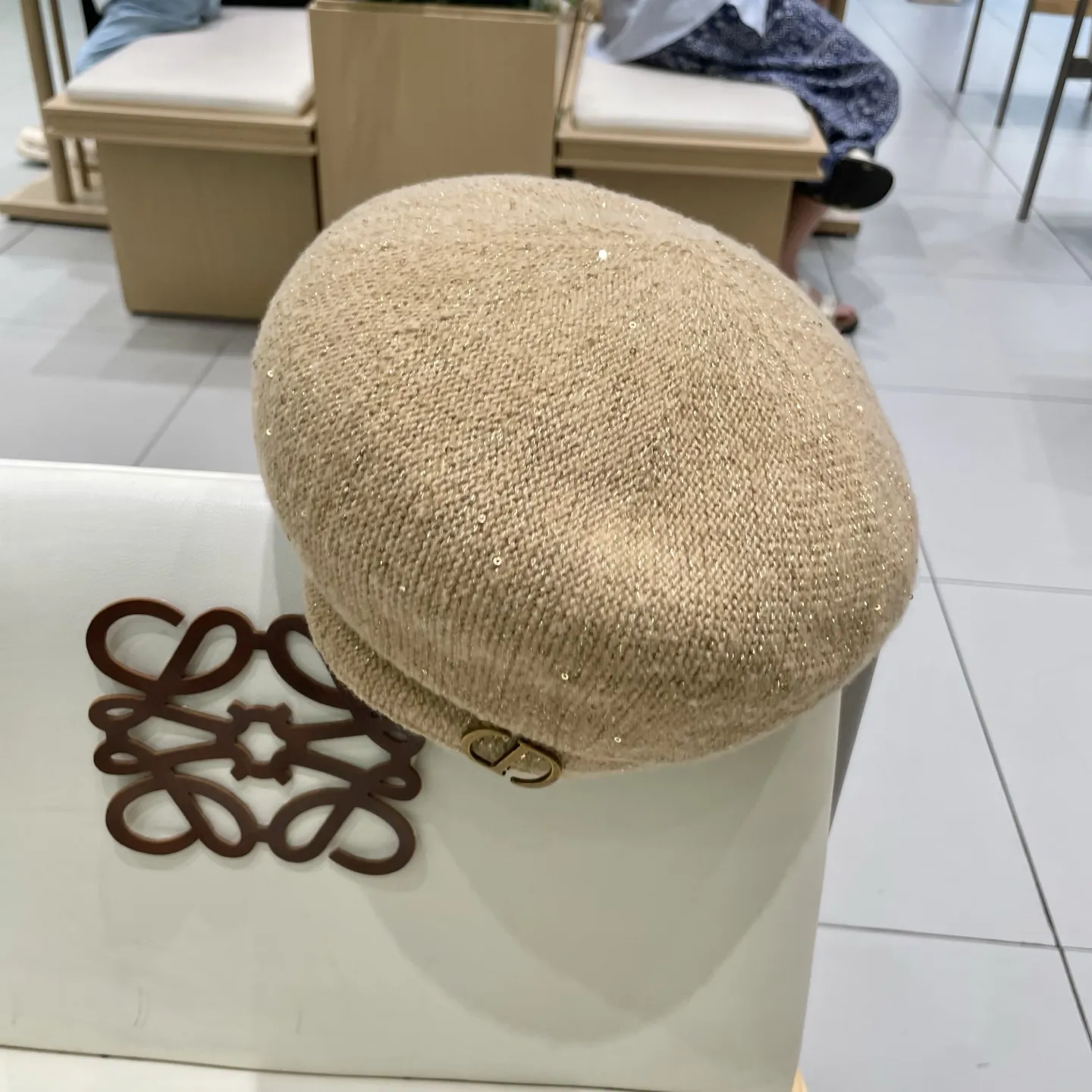 DIOR ベレー帽 2025新作 ベージュ フェルト - 画像 (9)