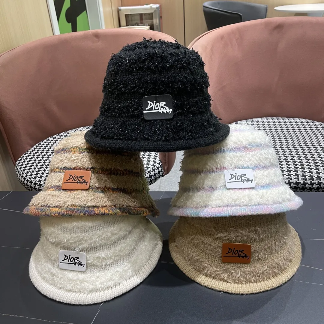 Christian Dior ベージュ 冬用ウールバケットハット - 画像 (6)