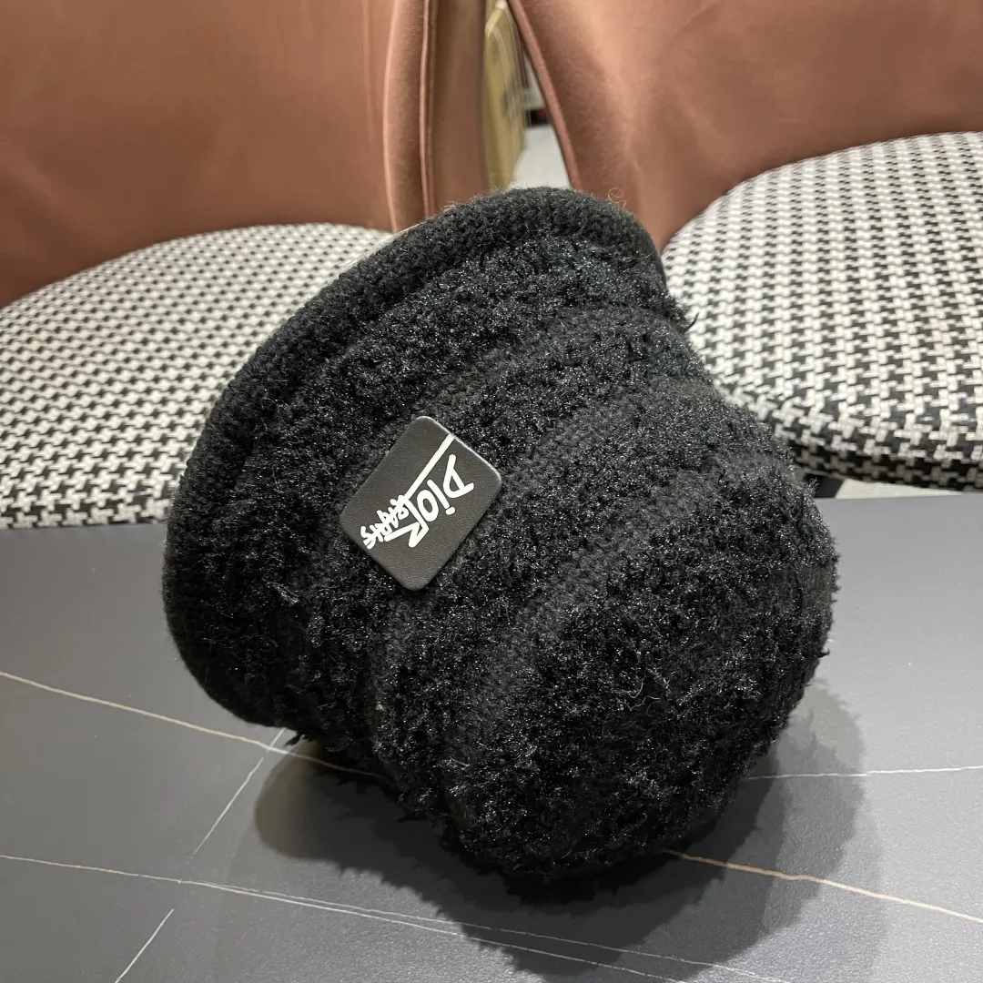 Christian Dior 黒 冬用ウールバケットハット - 画像 (11)