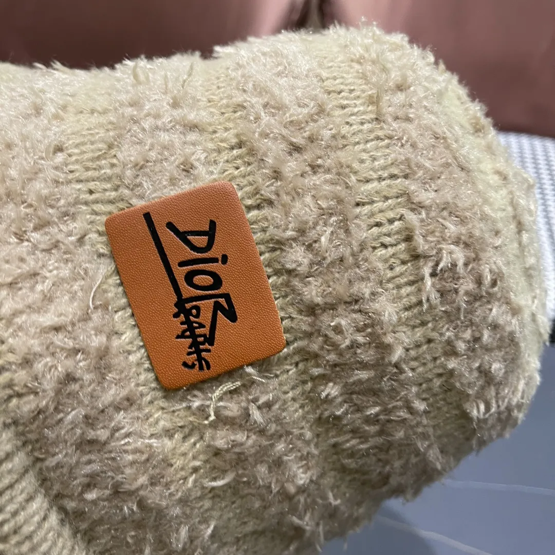 Christian Dior ベージュ 冬用ウールバケットハット - 画像 (10)