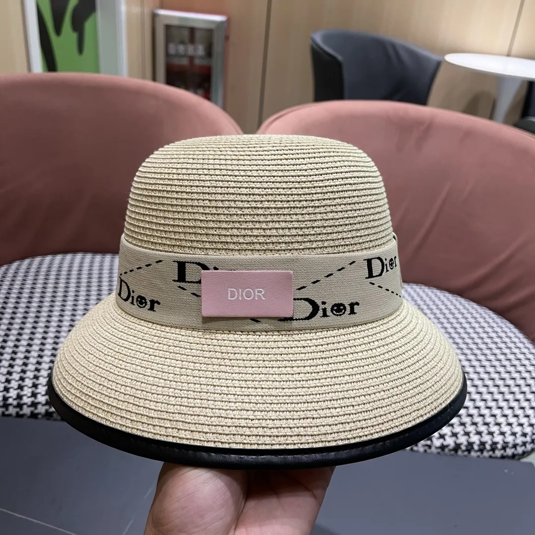 DIOR 2025新款ベージュ草帽子 - 画像 (8)