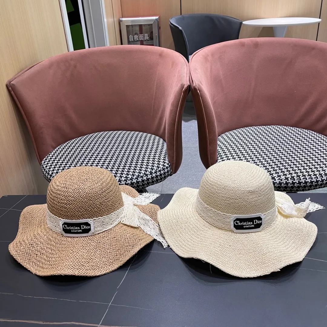 Christian Dior ホワイトリボンつき麦わら帽子 - 画像 (11)