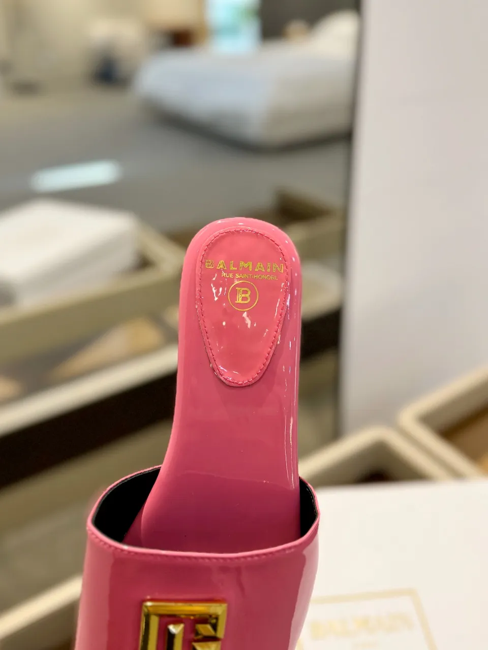 Balmain ピンク ファッションフラットスリッパ - 画像 (9)