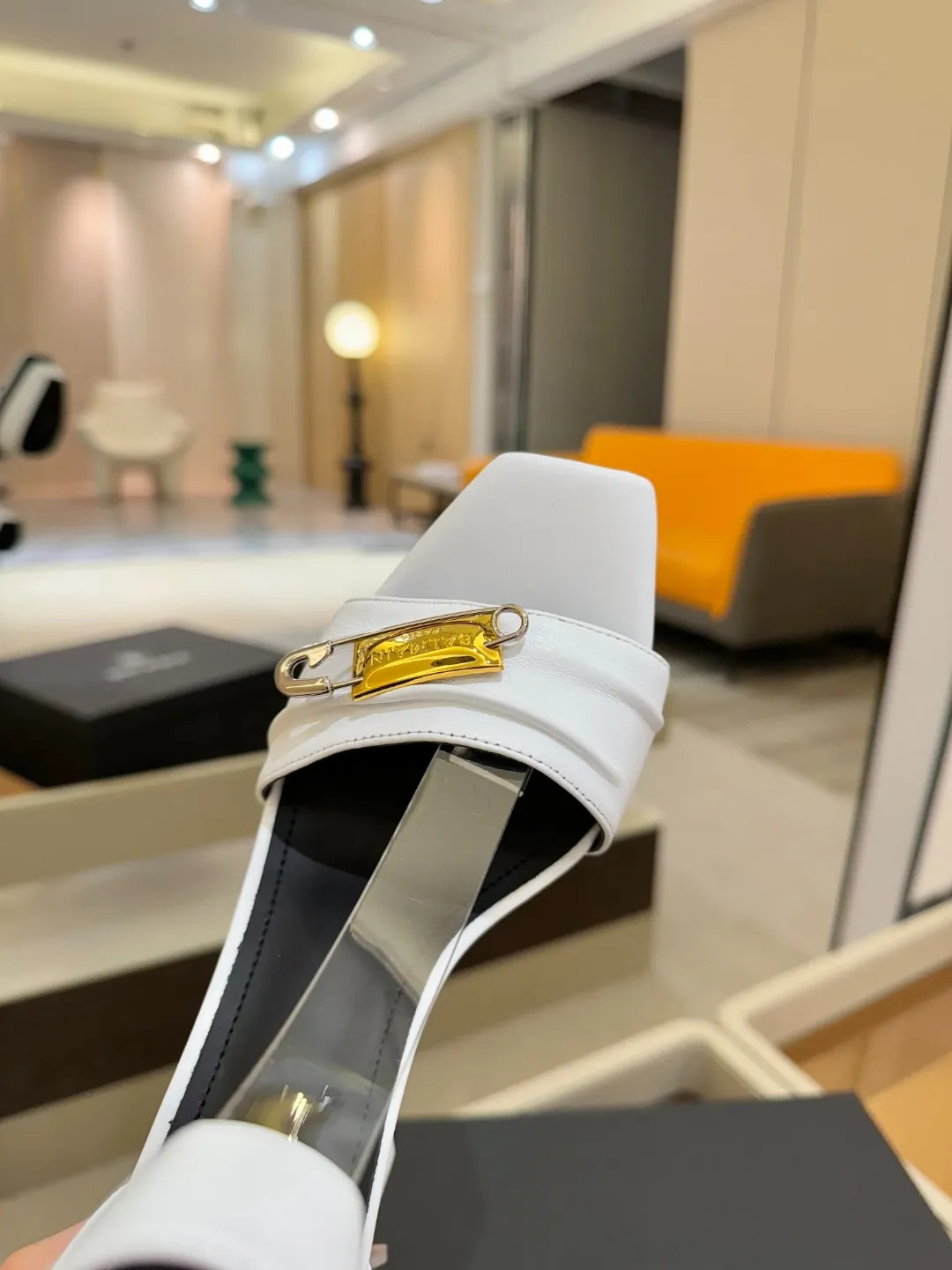 Balmain 白 ファッションプラットフォームサンダル - 画像 (10)