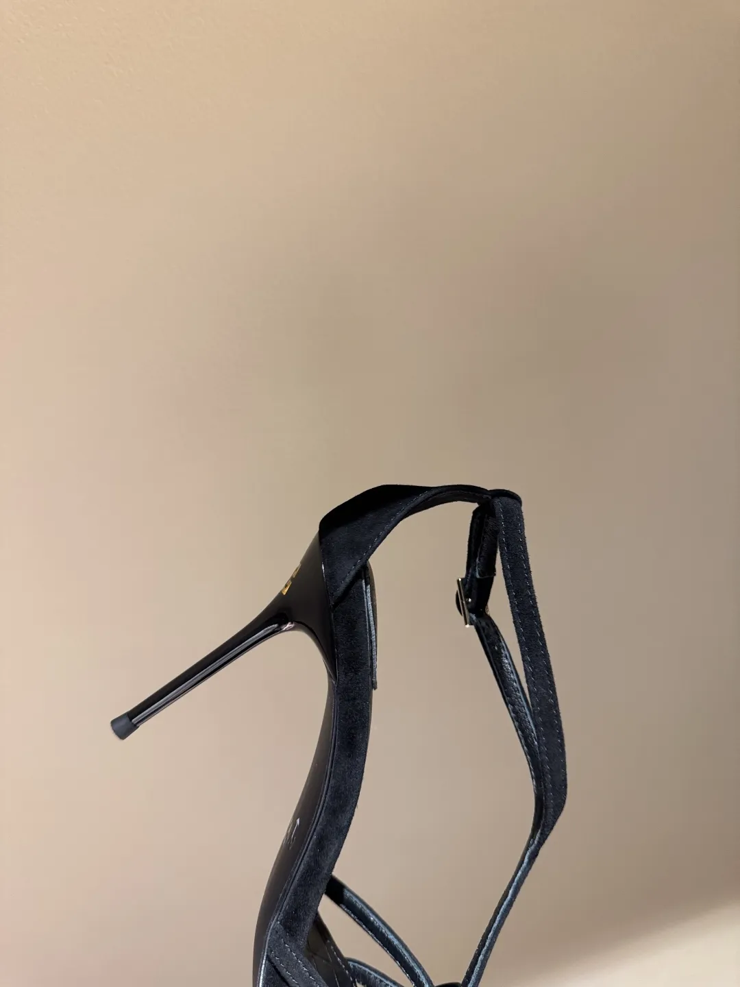 Balmainバレマン黒四角い頭ハイヒールサンダル新作 - 画像 (8)