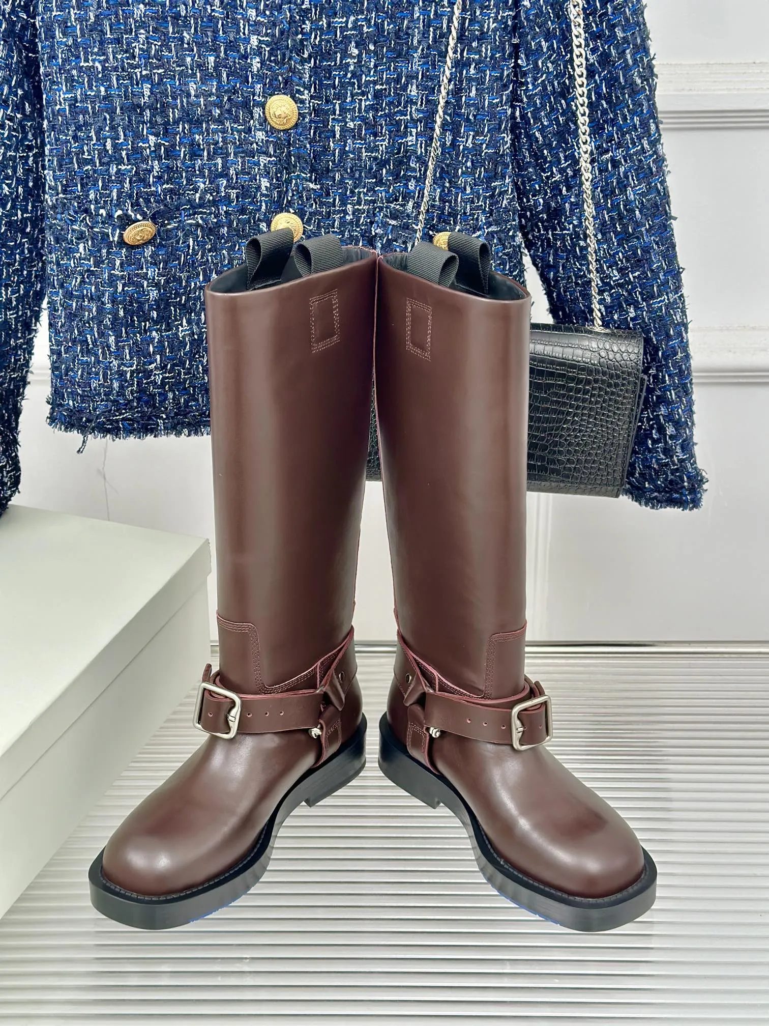 Burberry ブラウンブーツ新作高品質なモデル - 画像 (6)