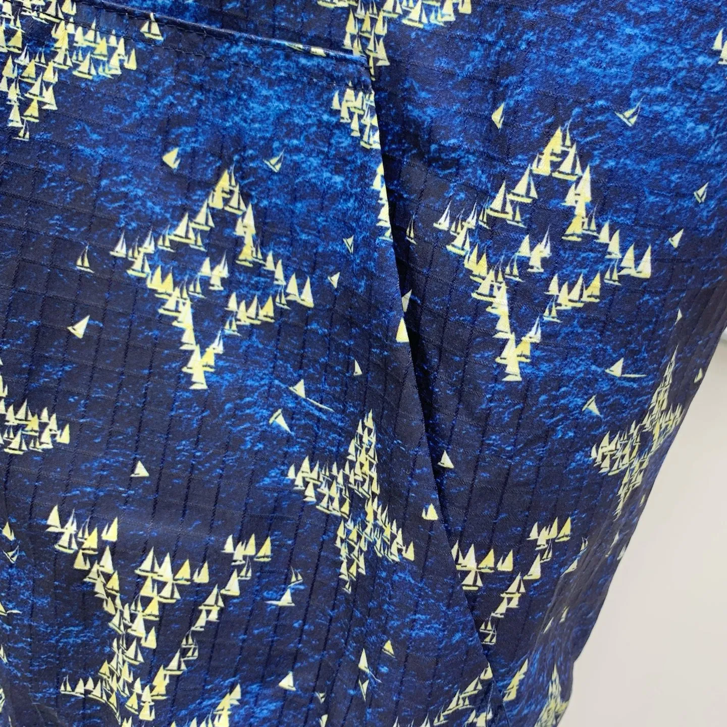 LOUIS VUITTON ブルー柄ジップアップジャケット - 画像 (8)