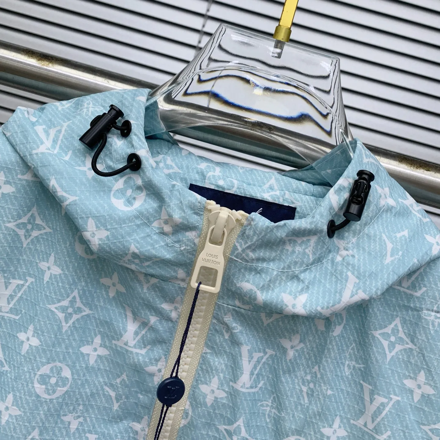 LV Louis Vuitton ライトブルー ジップアップジャケット - 画像 (5)