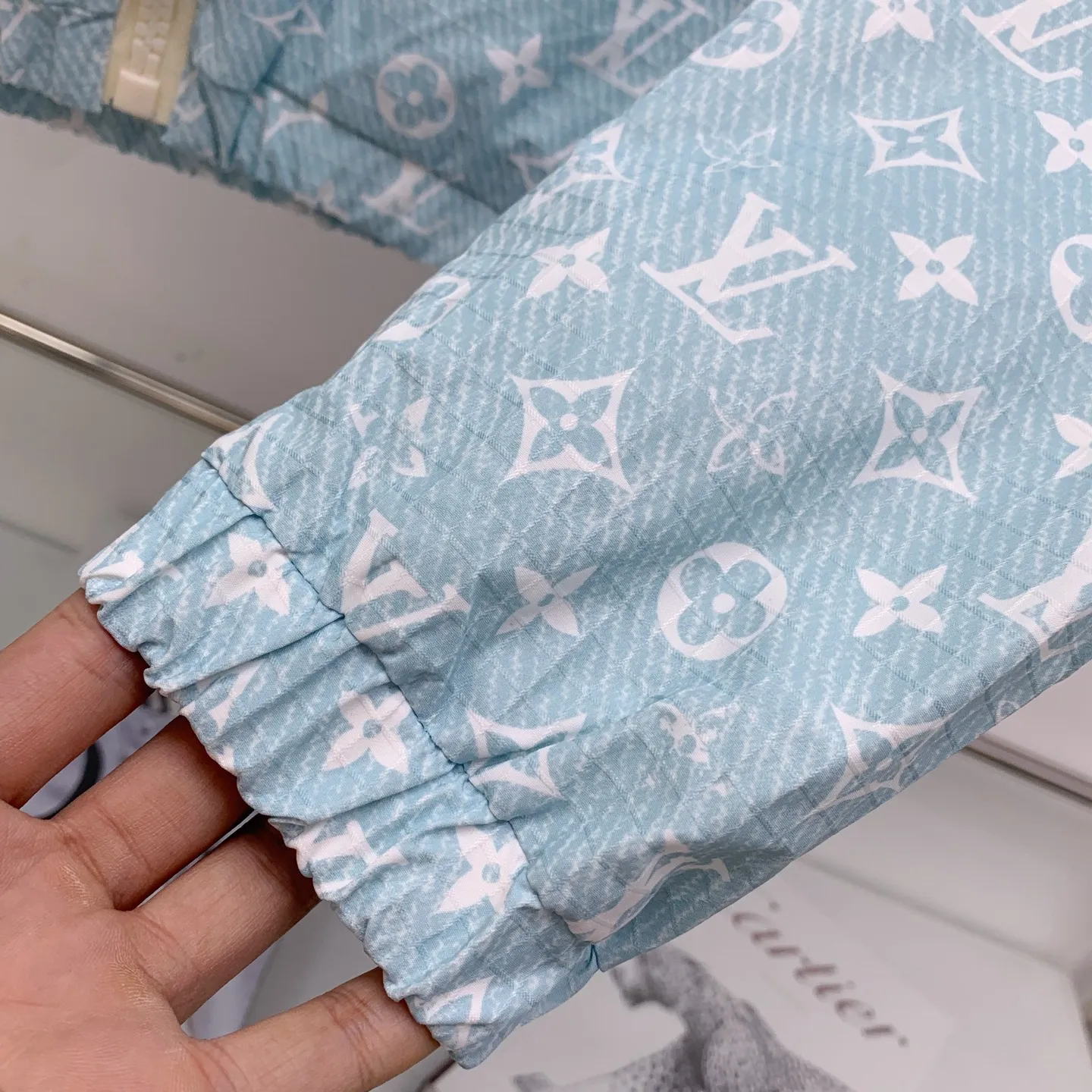 LV Louis Vuitton ライトブルー ジップアップジャケット - 画像 (9)