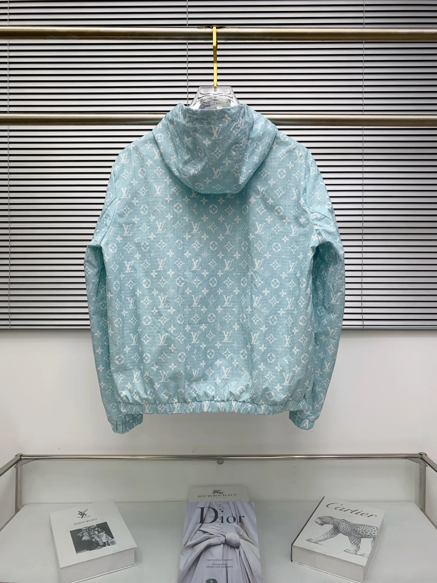 LV Louis Vuitton ライトブルー ジップアップジャケット - 画像 (10)